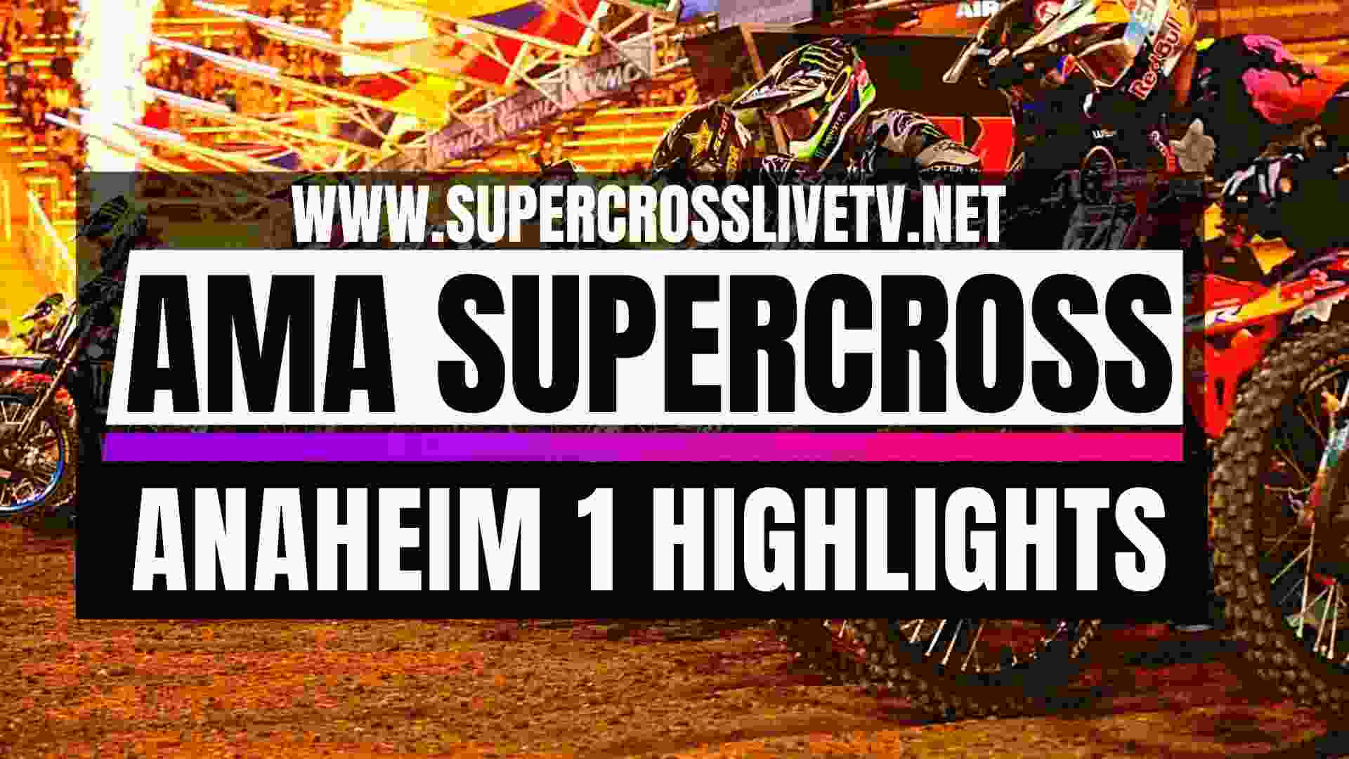 Anaheim Supercross 2024 Round 1 Highlights 450SX