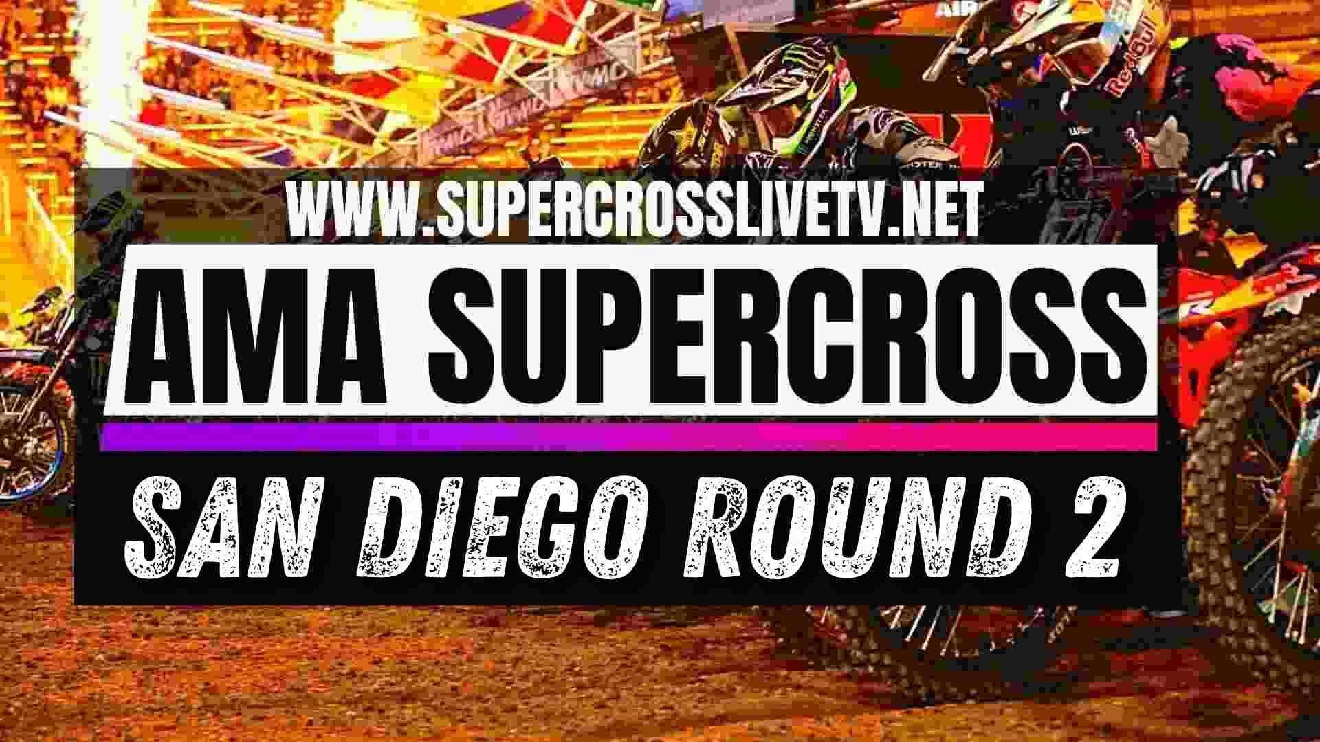 AMA Supercross San Diego Round 2 Live Stream 2025: Full Race Replay